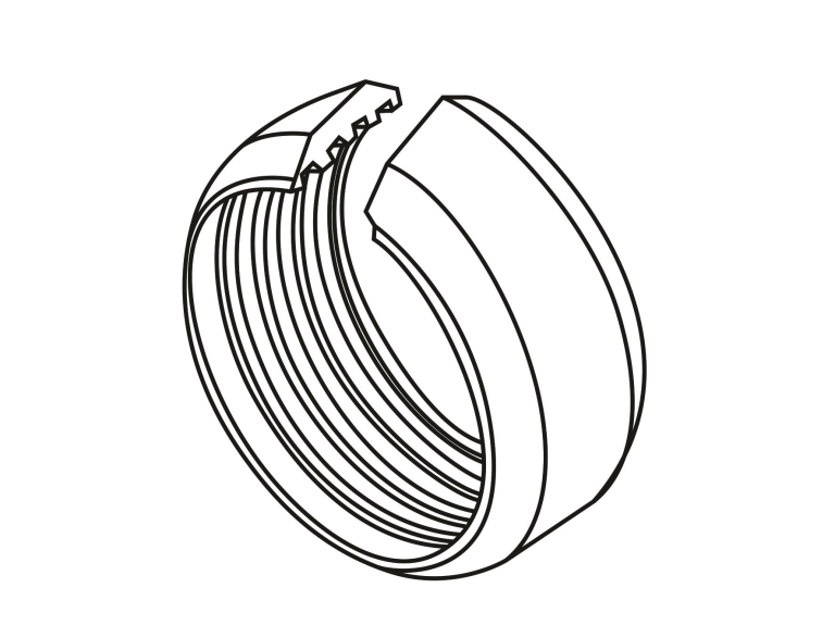 حلقه چاکدار اتصالات کوپلی
